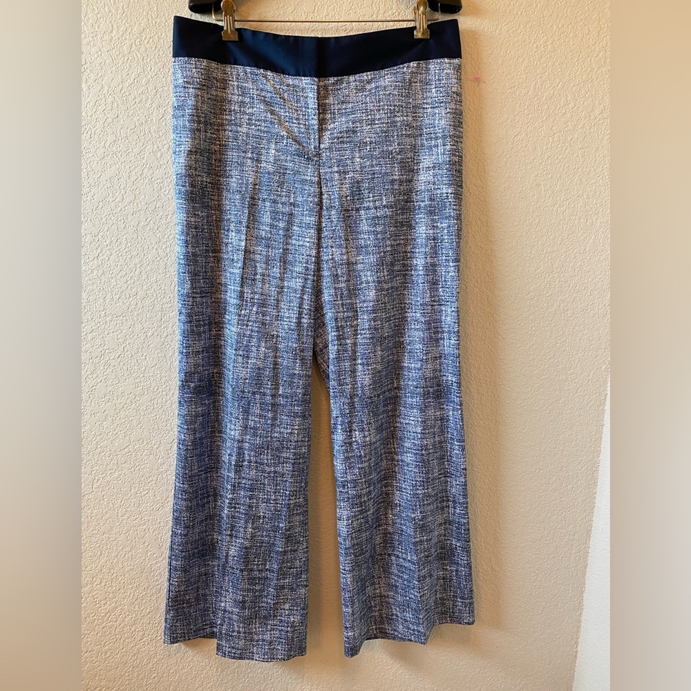 Ann Taylor Wide Leg Blue Pants Size 14